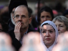 As a rabbi and an imam, we see the pain caused by war in the Middle East. We don’t want that conflict in the UK A Humanity not Hatred vigil in London for civilians in Israel and Palestine, 15 November 2023. Photograph: James Manning/PA