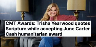 CMT 2024 Awards: Trisha Yearwood quotes Scripture while accepting June Carter Cash humanitarian award