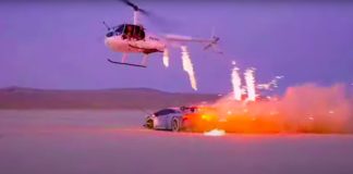 YouTuber faces a federal charge after allegedly directing video of fireworks being shot from a helicopter at a Lamborghini